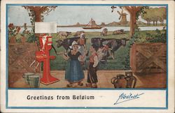 Greetings From Belgium - Melotte Cream Separator Postcard