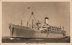 Orient Line R.M.S "Orion", 2400 Tons Cruise Ships Postcard Postcard Postcard