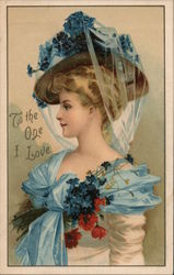 To the One I Love Women Postcard Postcard Postcard