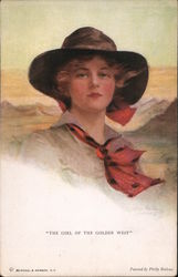 "The Girl of the Golden West" Postcard