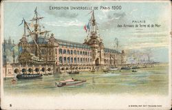 Palais des Armees de Terre et de Mer 1900 Paris Exposition Postcard Postcard Postcard