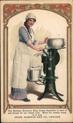 Economy King Cream Separator - Sears, Roebuck and Co. Chicago, IL Advertising Postcard Postcard Postcard