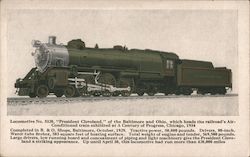 Locomotive No. 5320, "President Cleveland" Postcard