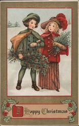 A Happy Christmas Postcard