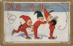 A Happy New Year Postcard