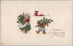 Xmas Greetings Postcard