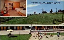 Town N Country Motel, Highway 16 Postcard