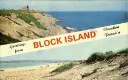 Greetings From Block Island Postcard