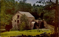 Wayside Inn Grist Mill Postcard