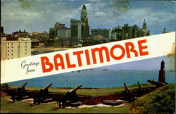 Greetings From Baltimore Postcard