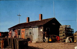 A Typical Lobster Shack Cape Cod, MA Postcard Postcard