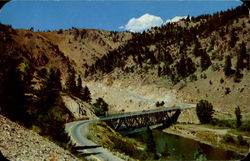 Byers Canon, Hwy. U. S. 40 Postcard