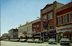 Looking south on Main Street Dallas, OR Postcard Postcard