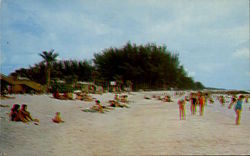 Fabulous Manatee County Beach Postcard