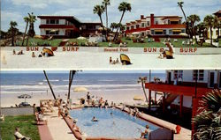 Sun & Surf Apt. Motel, 725 N. Atlantic Avenue Postcard