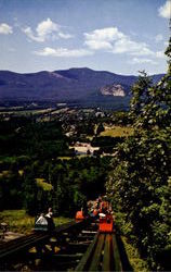 Moat Mountain from Cranmore Postcard