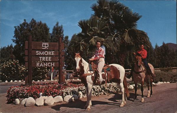 Entrance To The Smoke Tree Ranch Palm Springs Ca Postcard