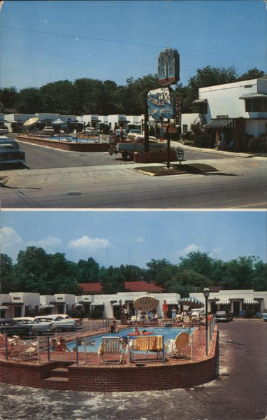 Fountain Court Hotel Hot Springs, AR Postcard