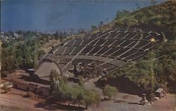 World Famous Hollywood Bowl World's Largest Natural Amphitheater, Home of World-Famous Symphonies Under The Stars Postcard