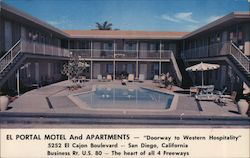 El Portal Motel and Apartments Postcard