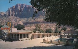 Zion Park Motel, Zion Nation Park "A Gem of a Place" Springdale, UT Postcard Postcard Postcard