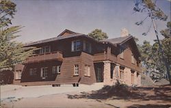 Asilomar, The Lodge, Remodeled 1953 Postcard