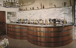 World Famous Tasting Bar of the California Wine Tasting Room Postcard