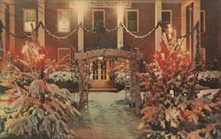 Christmas Time At The Park View Inn Berkeley Springs, WV Postcard Postcard Postcard