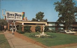 Town Plaza Motor HOtel Montgomery, AL Postcard Postcard Postcard