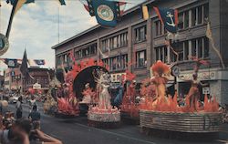 Beautiful Aquatennial Parade Postcard