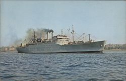 United States Naval Ship Upshur (T-AP 198) Ships Postcard Postcard Postcard