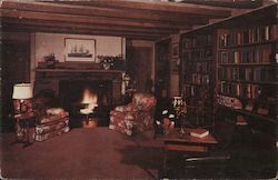 The Pines Library in Evergreen Cotuit, MA Postcard Postcard Postcard