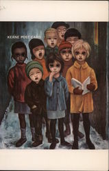 Peace On Earth - Walter Keane Autograph San Francisco, CA Modern Postcard Postcard Postcard