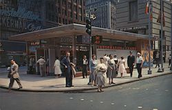 Times Square Information Center New York City, NY Postcard Postcard Postcard