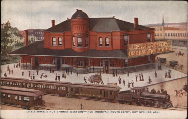 Little Rock & Hot Springs Western - Iron Mountain Route Depot Arkansas