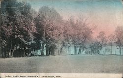 Cedar Lake From "Gordon's" Postcard