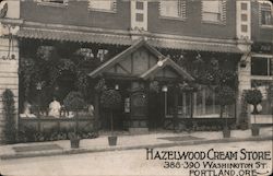 Hazelwood Cream Store, 388-390 Washington Street Postcard