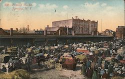 Produce Market Syracuse, NY Postcard Postcard Postcard