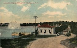 Along the Highland Reservoir Rochester, NY Postcard Postcard Postcard