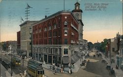 Main Street and East Avenue Rochester, NY Postcard Postcard Postcard