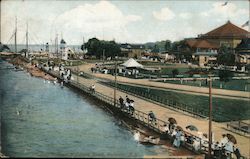 Scene at Ontario Beach Rochester, NY Postcard Postcard Postcard