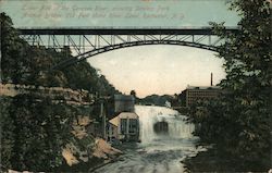 Lower Fall of Genesee River, showing Driving Park Avenue Bridge Rochester, NY Postcard Postcard Postcard