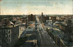 Looking East Over Rochester From Chamber of Commerce Building New York Postcard Postcard Postcard