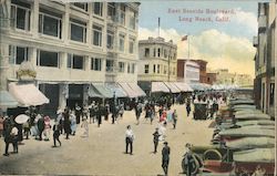 East Seaside Boulevard Long Beach, CA Postcard Postcard Postcard