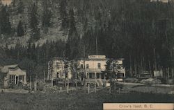 Summit Hotel Crow's Nest, BC Canada British Columbia Postcard Postcard Postcard