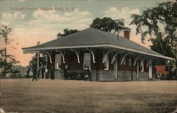 Railroad Station Postcard