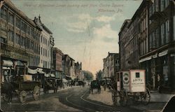 View of Hamilton Street Looking East from Centre Square Allentown, PA Postcard Postcard Postcard