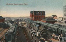 Burlington Depot Postcard