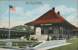 World War II Memorial Postcard