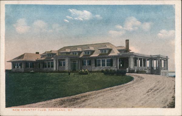 New Country Club Portland, ME Postcard